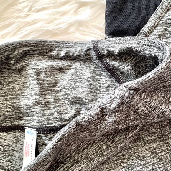 Free People Movement Gray Mesh Legging - Picture 5 of 5